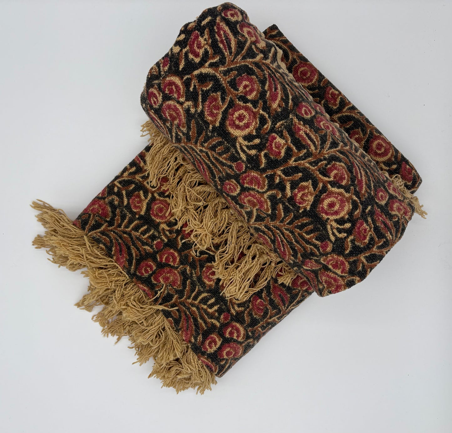 Summer - hand block printed throw