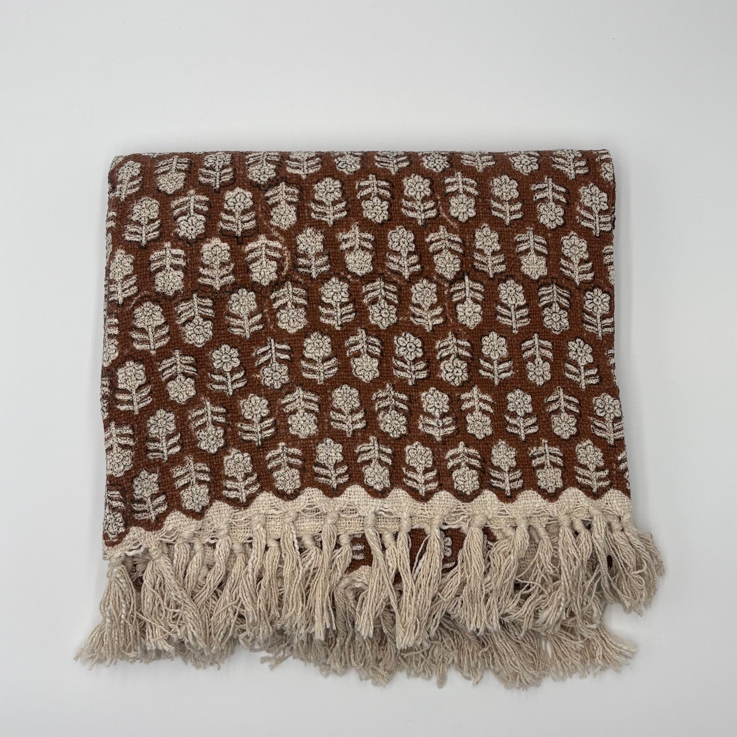Megan - hand block print throw