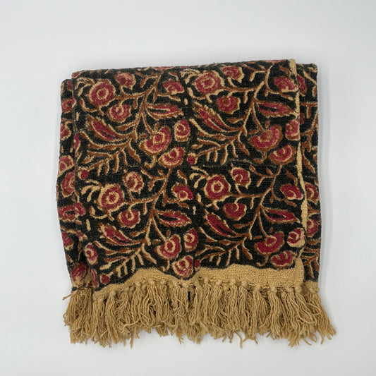 Summer - hand block printed throw