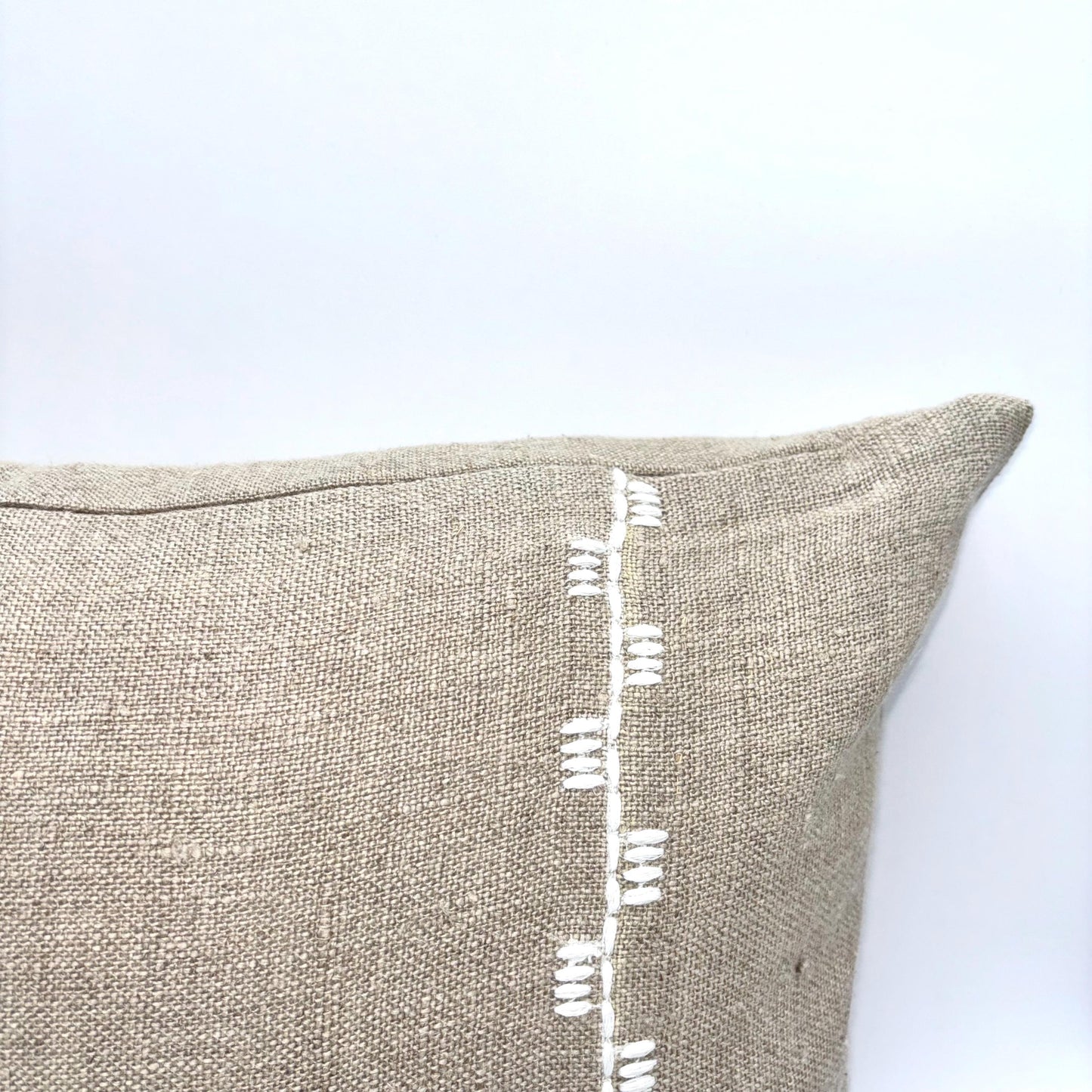 Madeline - linen burlap pillow cover (beige)