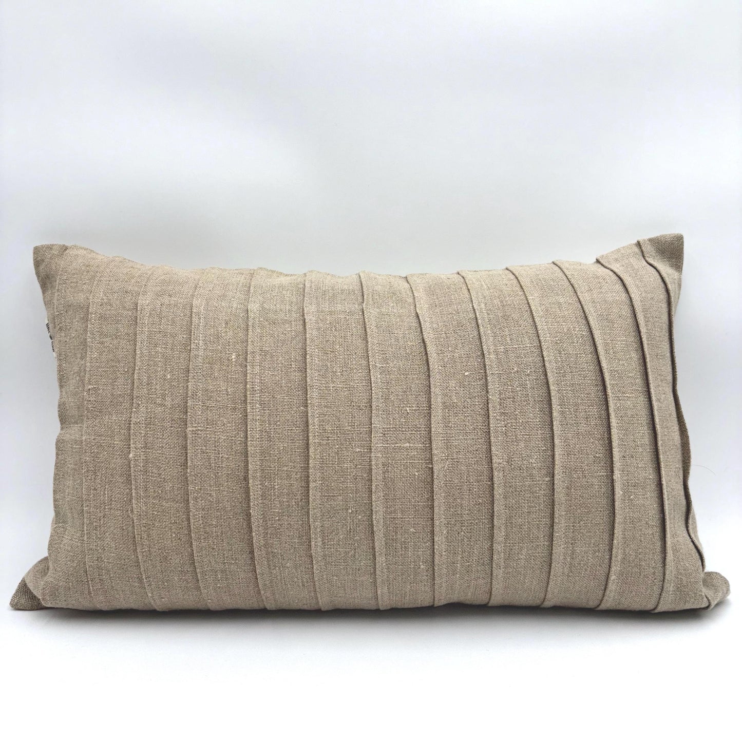 Brooklyn - Linen burlap pillow cover (beige)