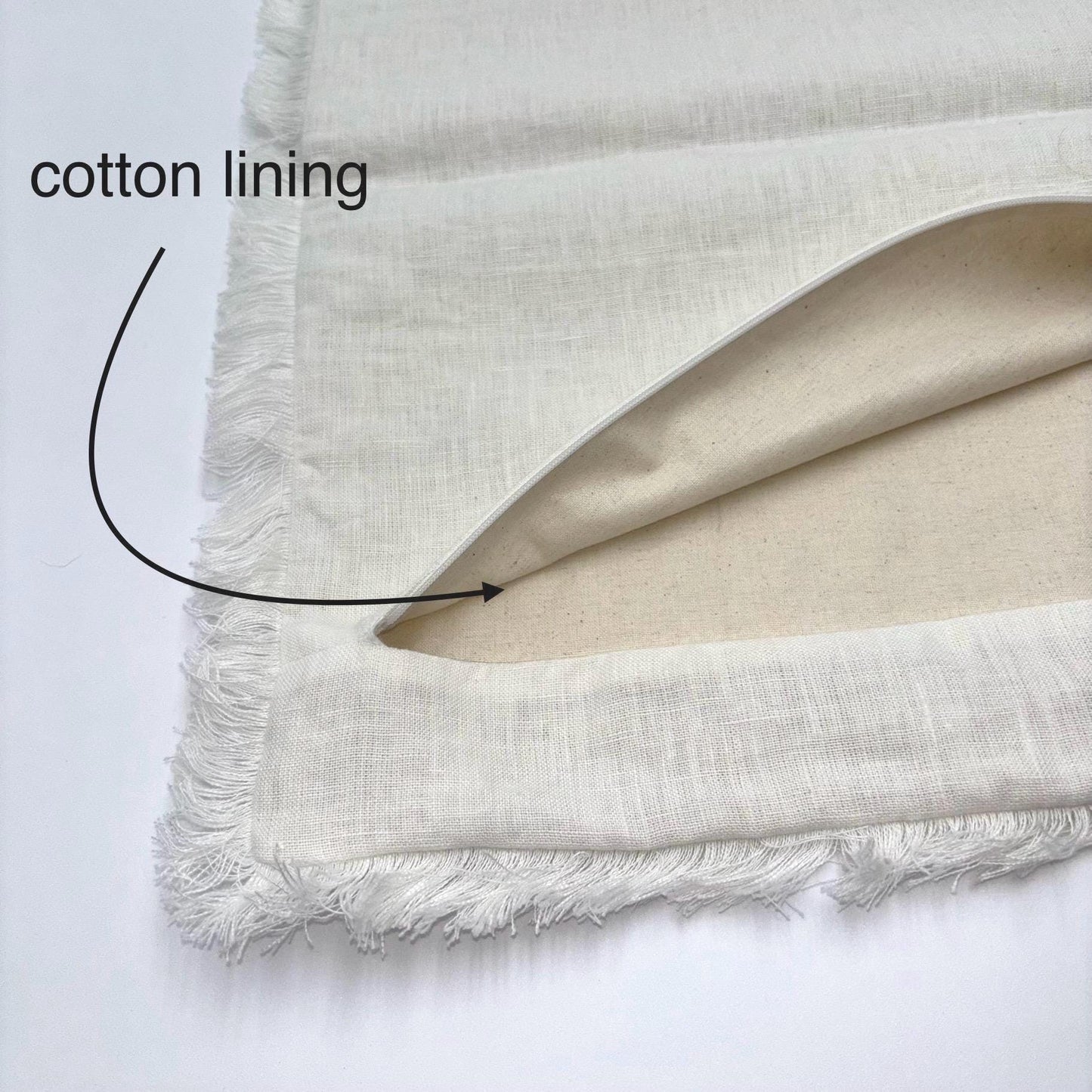 Chloe - yarn dyed linen pillow cover (brown)