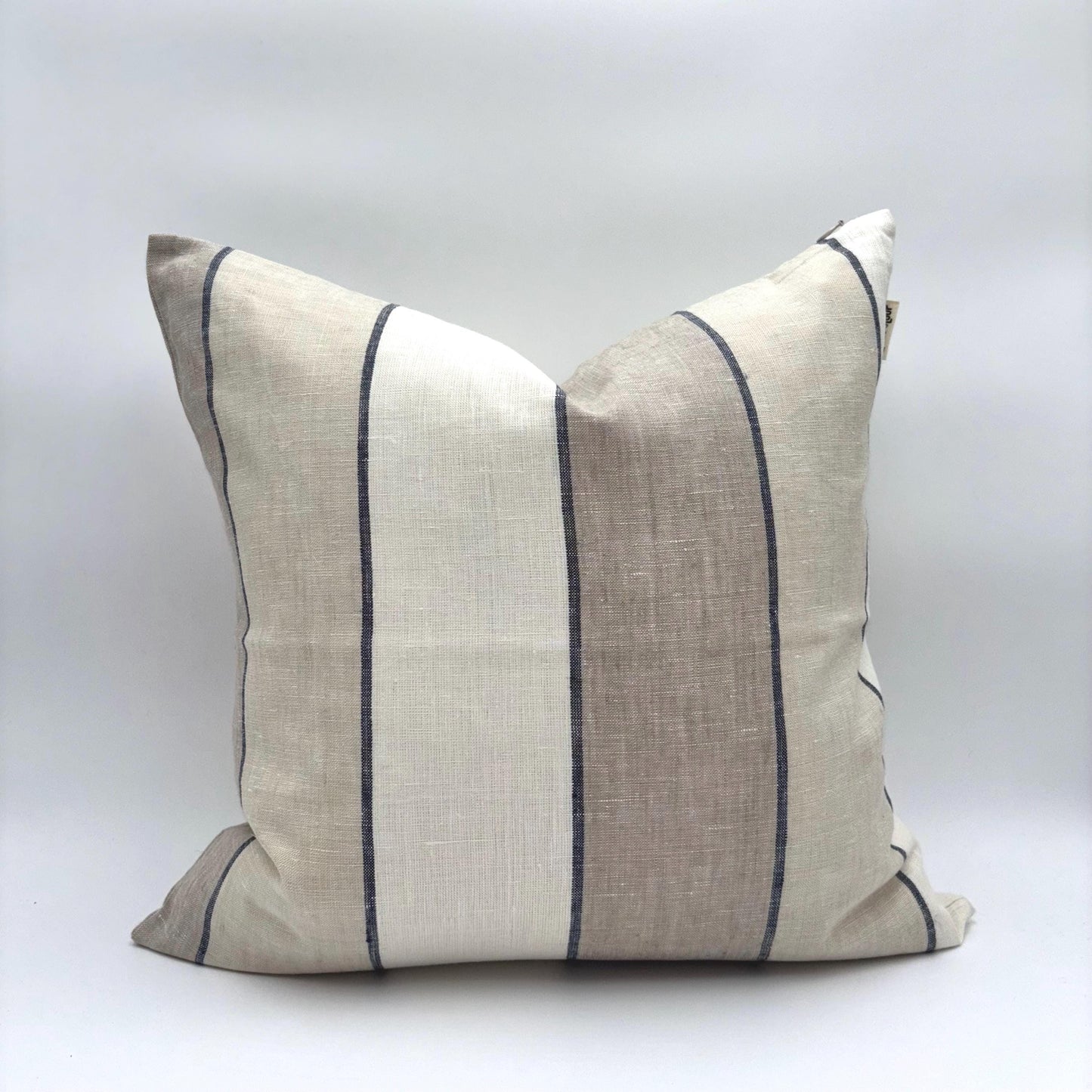 Stella - yarn dyed linen pillow cover (beige)